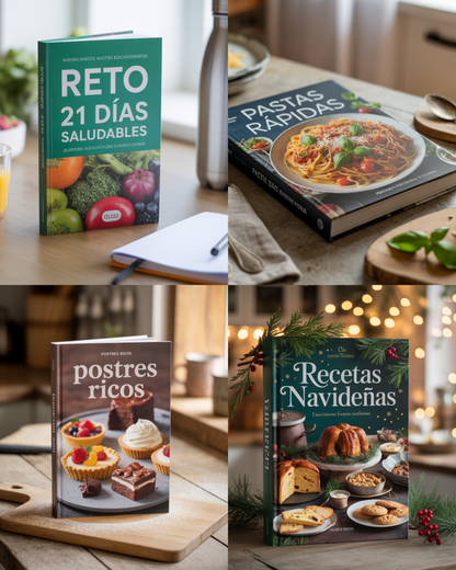 Comida casera en versión práctica: 16 ebooks al precio de 1.