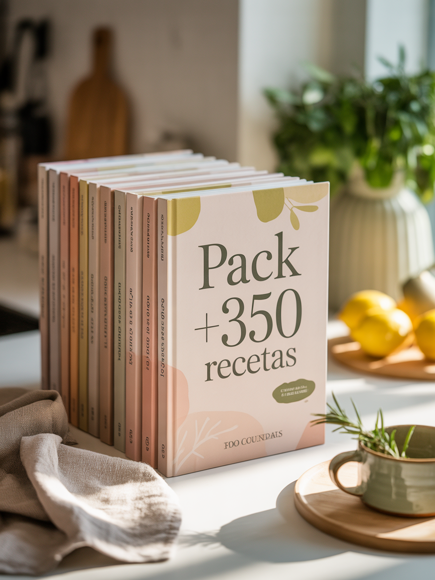 Pack Completo: 14 Ebooks con +350 recetas rápidas y fáciles al precio de 1!